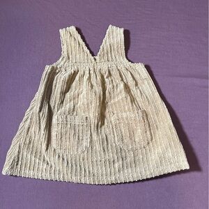 The Simple Flock Tan Corduroy Dress - Oversized Size Baby 6-9 month - NWOT